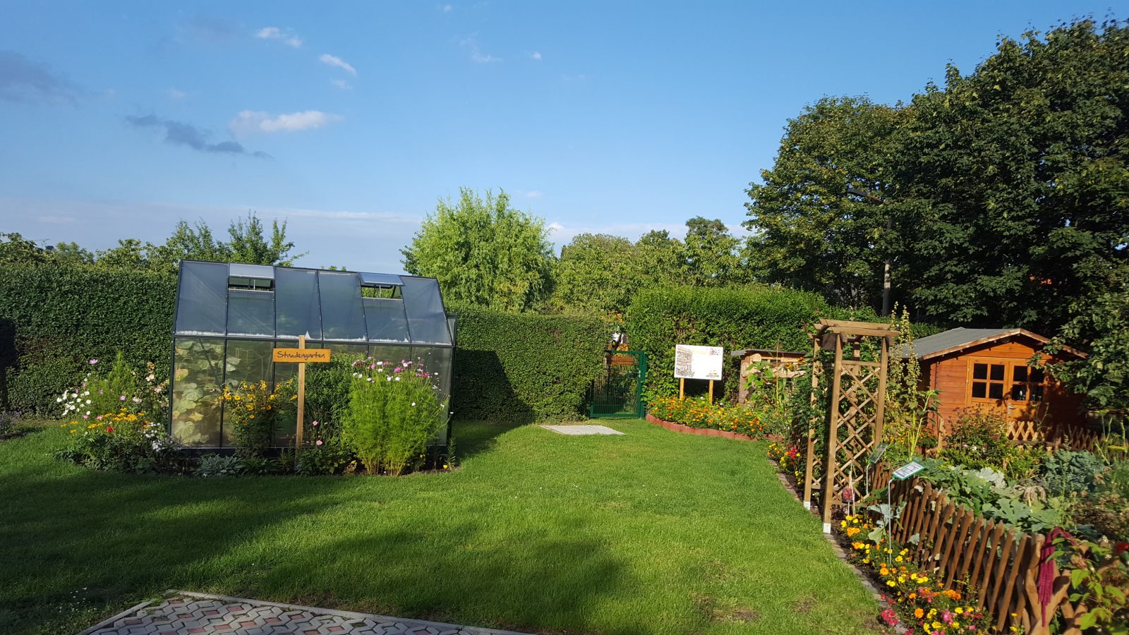 Lehrgarten von 2013 bis 2016 (Fotos von Marion Raabe,2.VS KGA